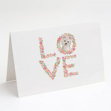 Load image into Gallery viewer, Westie Love Greeting Cards -  Blank Note Cards – 8-Pack of Artist-Designed Cards with Envelopes