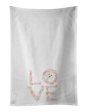 Load image into Gallery viewer, Westie Love White Kitchen Towel Set of 2 Dish Towels