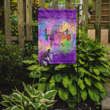 Load image into Gallery viewer, Laissex Les bons Temps Rouler Mardi Gras Garden Flag – Decorative Outdoor Yard Flag