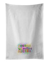 Load image into Gallery viewer, Pour Me Something Mister Mardi Gras White Kitchen Towel Set of 2 Dish Towels