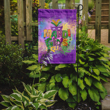 Load image into Gallery viewer, Mardi Gras Squad Garden Flag – Decorative Outdoor Yard Flag