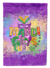 Load image into Gallery viewer, Mardi Gras Queen Garden Flag – Decorative Outdoor Yard Flag
