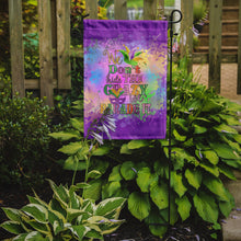 Load image into Gallery viewer, We Don't Hide the Crazy Mardi Gras Garden Flag – Decorative Outdoor Yard Flag