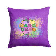 Load image into Gallery viewer, Mardi Gras Throw Pillow - 14x14 Decorative Pillow – Art for Your Home &amp; Patio