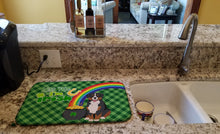 Load image into Gallery viewer, Bernese Mountain Dog St. Patrick's Day Dish Drying Mat – Absorbent, Artistic Kitchen Essentials