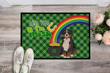 Load image into Gallery viewer, Bernese Mountain Dog St. Patrick's Day Doormat - 24x36 Decorative Floor Mat – Indoor/Outdoor Rug with Artistic Flair