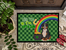 Load image into Gallery viewer, Bernese Mountain Dog St. Patrick's Day Doormat - 24x36 Decorative Floor Mat – Indoor/Outdoor Rug with Artistic Flair