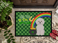 Load image into Gallery viewer, Bichon Frise St. Patrick's Day Doormat - 24x36 Decorative Floor Mat – Indoor/Outdoor Rug with Artistic Flair