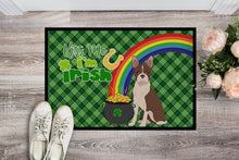 Load image into Gallery viewer, Red Boston Terrier St. Patrick's Day Doormat - 24x36 Decorative Floor Mat – Indoor/Outdoor Rug with Artistic Flair