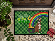 Load image into Gallery viewer, Red Fawn Boxer St. Patrick's Day Doormat - 24x36 Decorative Floor Mat – Indoor/Outdoor Rug with Artistic Flair