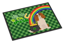 Load image into Gallery viewer, Blenheim Cavalier Spaniel St. Patrick's Day Doormat - 24x36 Decorative Floor Mat – Indoor/Outdoor Rug with Artistic Flair