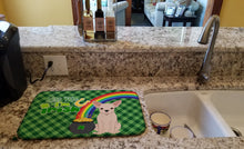 Load image into Gallery viewer, Fawn Chihuahua St. Patrick's Day Dish Drying Mat – Absorbent, Artistic Kitchen Essentials