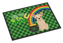 Load image into Gallery viewer, Fawn Chihuahua St. Patrick's Day Doormat - 24x36 Decorative Floor Mat – Indoor/Outdoor Rug with Artistic Flair