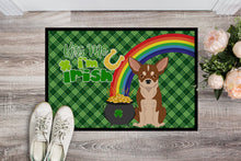 Load image into Gallery viewer, Red and White Chihuahua St. Patrick's Day Doormat - 24x36 Decorative Floor Mat – Indoor/Outdoor Rug with Artistic Flair