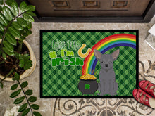 Load image into Gallery viewer, Blue Chihuahua St. Patrick's Day Doormat - 24x36 Decorative Floor Mat – Indoor/Outdoor Rug with Artistic Flair