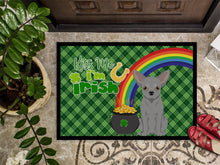 Load image into Gallery viewer, Silver Chihuahua St. Patrick's Day Doormat - 24x36 Decorative Floor Mat – Indoor/Outdoor Rug with Artistic Flair
