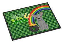 Load image into Gallery viewer, Silver Chihuahua St. Patrick's Day Doormat - 24x36 Decorative Floor Mat – Indoor/Outdoor Rug with Artistic Flair