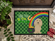 Load image into Gallery viewer, Longhair Cream Dachshund St. Patrick's Day Doormat - 24x36 Decorative Floor Mat – Indoor/Outdoor Rug with Artistic Flair