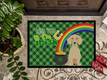Load image into Gallery viewer, Cream Dachshund St. Patrick's Day Doormat - 24x36 Decorative Floor Mat – Indoor/Outdoor Rug with Artistic Flair