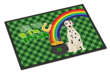 Load image into Gallery viewer, Dalmatian St. Patrick's Day Doormat - 24x36 Decorative Floor Mat – Indoor/Outdoor Rug with Artistic Flair