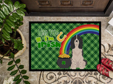Load image into Gallery viewer, Black English Springer Spaniel St. Patrick's Day Doormat - 24x36 Decorative Floor Mat – Indoor/Outdoor Rug with Artistic Flair