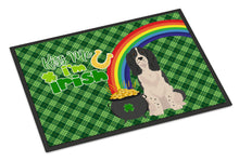 Load image into Gallery viewer, Black English Springer Spaniel St. Patrick's Day Doormat - 24x36 Decorative Floor Mat – Indoor/Outdoor Rug with Artistic Flair