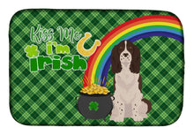Load image into Gallery viewer, Liver English Springer Spaniel St. Patrick's Day Dish Drying Mat – Absorbent, Artistic Kitchen Essentials