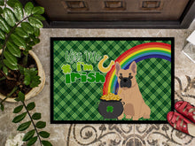 Load image into Gallery viewer, Fawn French Bulldog St. Patrick's Day Doormat - 24x36 Decorative Floor Mat – Indoor/Outdoor Rug with Artistic Flair