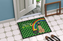Load image into Gallery viewer, Fawn Great Dane St. Patrick's Day Doormat - 24x36 Decorative Floor Mat – Indoor/Outdoor Rug with Artistic Flair