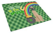 Load image into Gallery viewer, Fawn Great Dane St. Patrick's Day Glass Cutting Boards – Durable, Decorative Kitchen Art Large
