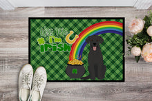 Load image into Gallery viewer, Black Labrador Retriever St. Patrick's Day Doormat - 24x36 Decorative Floor Mat – Indoor/Outdoor Rug with Artistic Flair