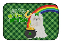 Load image into Gallery viewer, Maltese St. Patrick's Day Dish Drying Mat – Absorbent, Artistic Kitchen Essentials