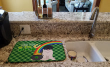 Load image into Gallery viewer, Landseer Newfoundland St. Patrick's Day Dish Drying Mat – Absorbent, Artistic Kitchen Essentials