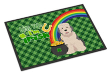 Load image into Gallery viewer, Old English Sheepdog St. Patrick's Day Doormat - 24x36 Decorative Floor Mat – Indoor/Outdoor Rug with Artistic Flair