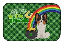 Load image into Gallery viewer, Tricolor Papillon St. Patrick's Day Dish Drying Mat – Absorbent, Artistic Kitchen Essentials