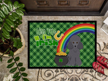 Load image into Gallery viewer, Toy Grey Poodle St. Patrick's Day Doormat - 24x36 Decorative Floor Mat – Indoor/Outdoor Rug with Artistic Flair