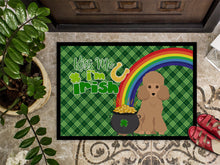 Load image into Gallery viewer, Toy Apricot Poodle St. Patrick's Day Doormat - 24x36 Decorative Floor Mat – Indoor/Outdoor Rug with Artistic Flair