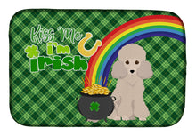 Load image into Gallery viewer, Toy Cream Poodle St. Patrick's Day Dish Drying Mat – Absorbent, Artistic Kitchen Essentials