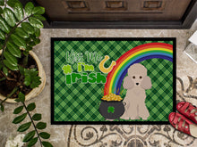 Load image into Gallery viewer, Toy Cream Poodle St. Patrick's Day Doormat - 24x36 Decorative Floor Mat – Indoor/Outdoor Rug with Artistic Flair