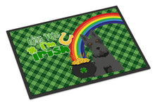 Load image into Gallery viewer, Black Scottish Terrier St. Patrick's Day Doormat - 24x36 Decorative Floor Mat – Indoor/Outdoor Rug with Artistic Flair