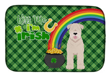 Load image into Gallery viewer, Soft Coated Wheaten Terrier St. Patrick's Day Dish Drying Mat – Absorbent, Artistic Kitchen Essentials
