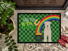Load image into Gallery viewer, Soft Coated Wheaten Terrier St. Patrick's Day Doormat - 24x36 Decorative Floor Mat – Indoor/Outdoor Rug with Artistic Flair