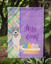 Load image into Gallery viewer, Blue and White Pit Bull Terrier Easter Garden Flag – Decorative Outdoor Yard Flag
