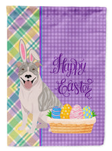 Load image into Gallery viewer, Blue Brindle Pit Bull Terrier Easter Garden Flag – Decorative Outdoor Yard Flag