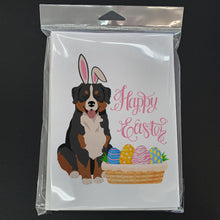 Load image into Gallery viewer, Bernese Mountain Dog Easter Greeting Cards -  Blank Note Cards – 8-Pack of Artist-Designed Cards with Envelopes