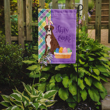 Load image into Gallery viewer, Natural Eared Red Brindle Boxer Easter Garden Flag – Decorative Outdoor Yard Flag