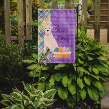 Load image into Gallery viewer, Natural Eared White Boxer Easter Garden Flag – Decorative Outdoor Yard Flag