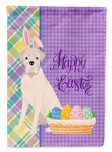 Load image into Gallery viewer, Natural Eared White Boxer Easter Garden Flag – Decorative Outdoor Yard Flag