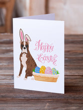 Load image into Gallery viewer, Red Brindle Boxer Easter Greeting Cards -  Blank Note Cards – 8-Pack of Artist-Designed Cards with Envelopes