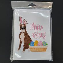 Load image into Gallery viewer, Red Brindle Boxer Easter Greeting Cards -  Blank Note Cards – 8-Pack of Artist-Designed Cards with Envelopes
